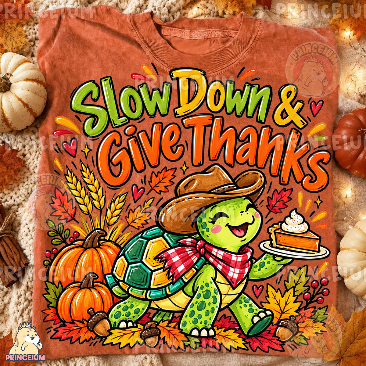 Slow Down & Give Thanks Turtle