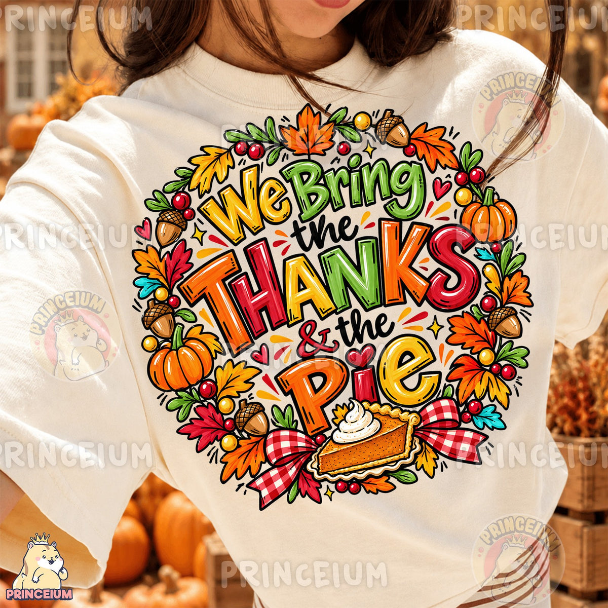 Thanks & Pie Autumn Wreath