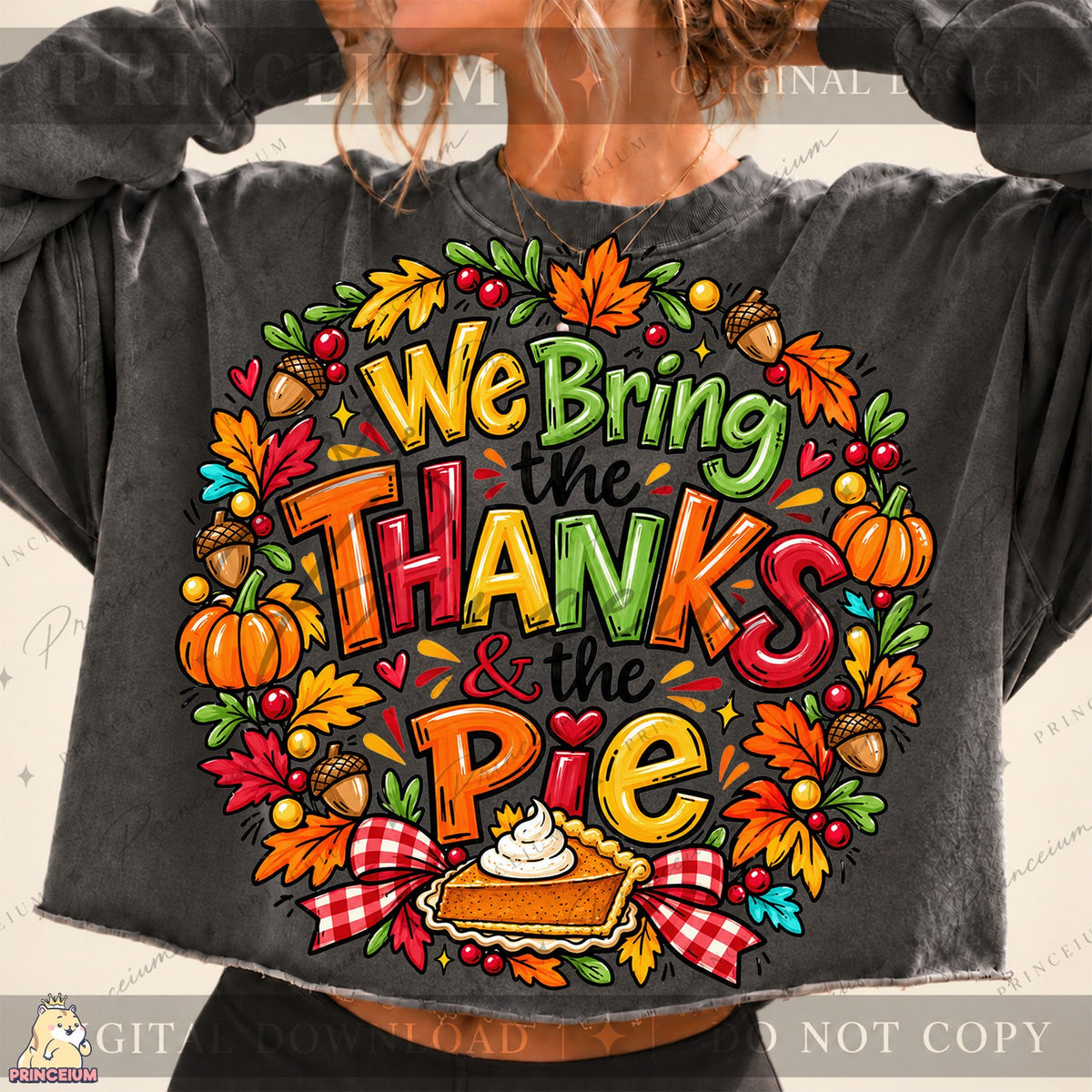 Thanks & Pie Autumn Wreath