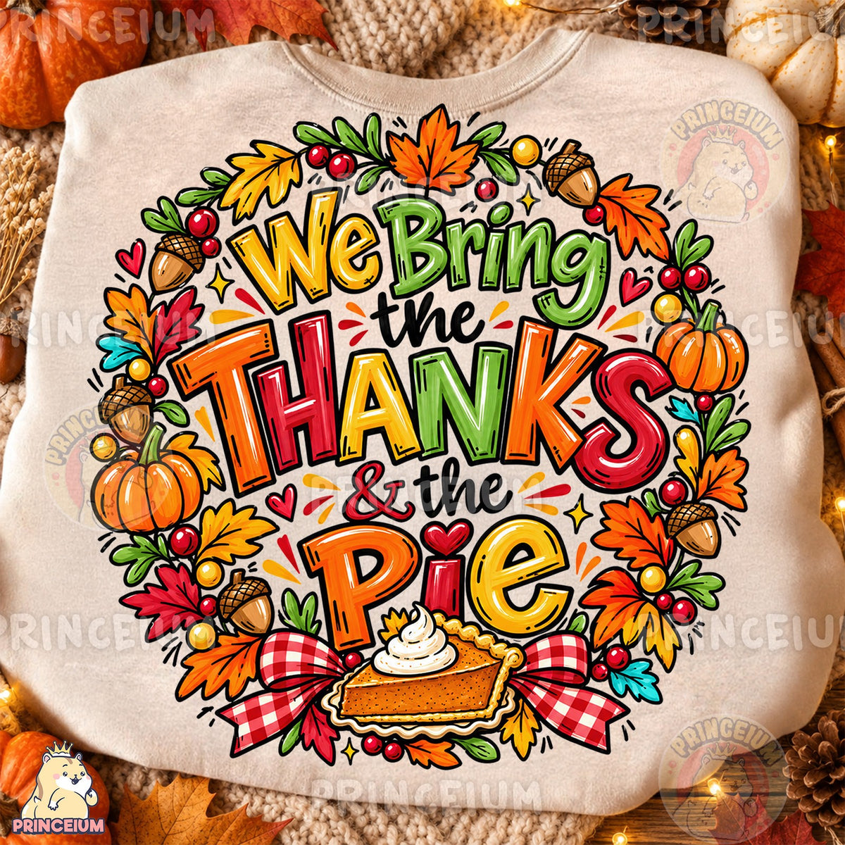 Thanks & Pie Autumn Wreath