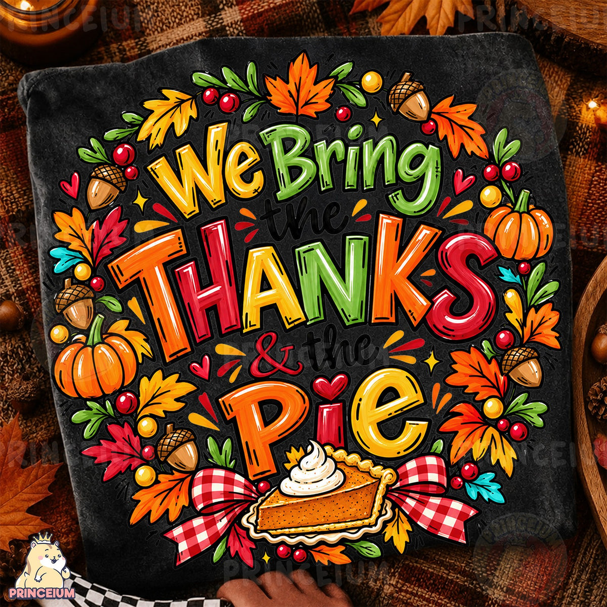 Thanks & Pie Autumn Wreath