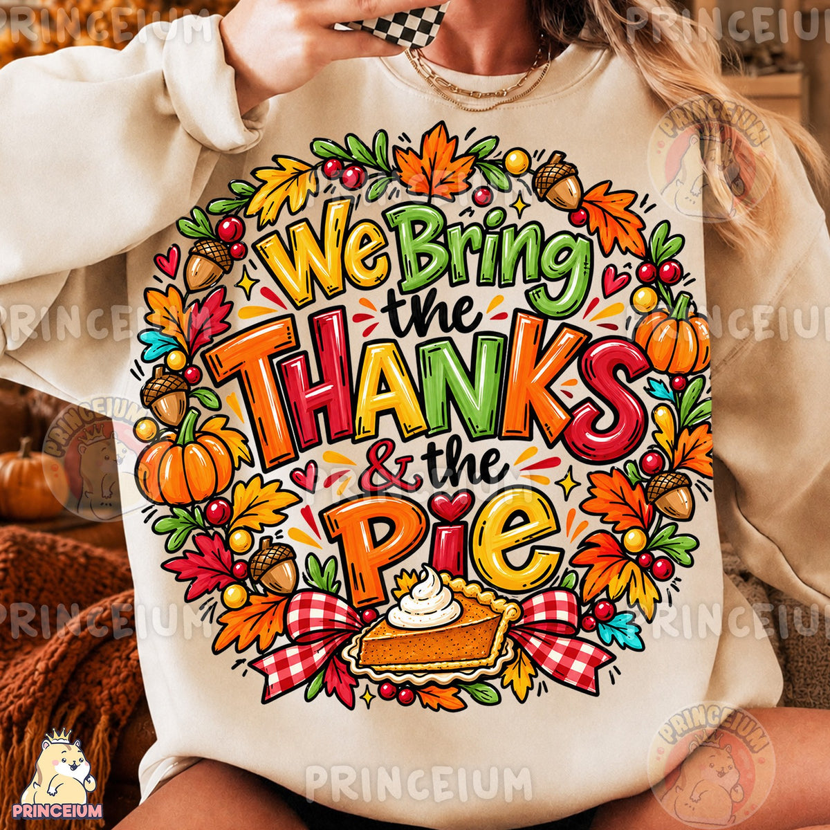 Thanks & Pie Autumn Wreath