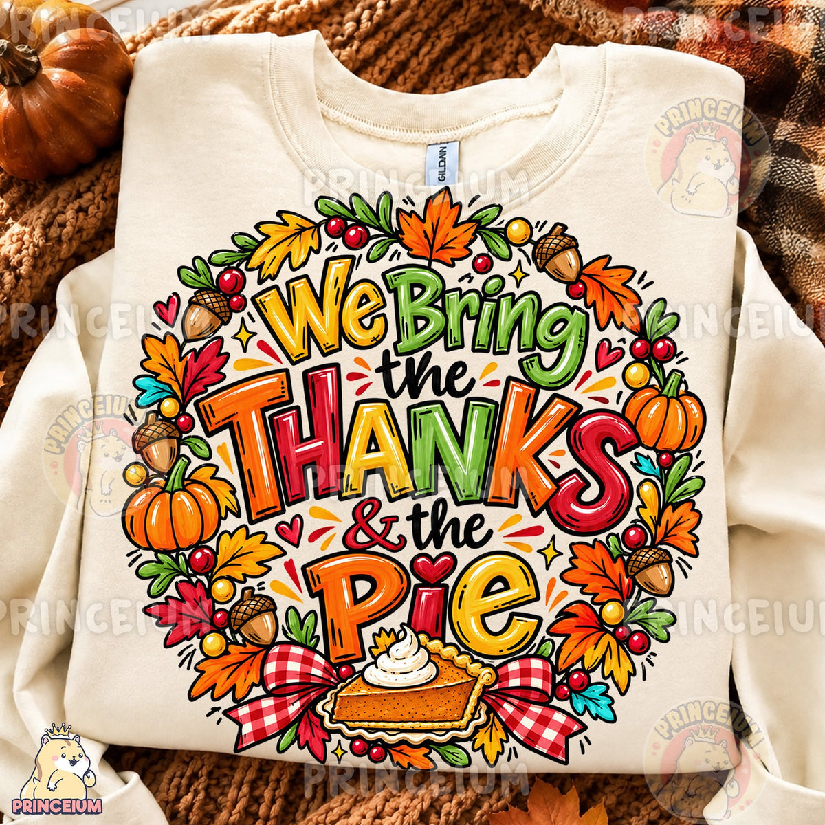 Thanks & Pie Autumn Wreath