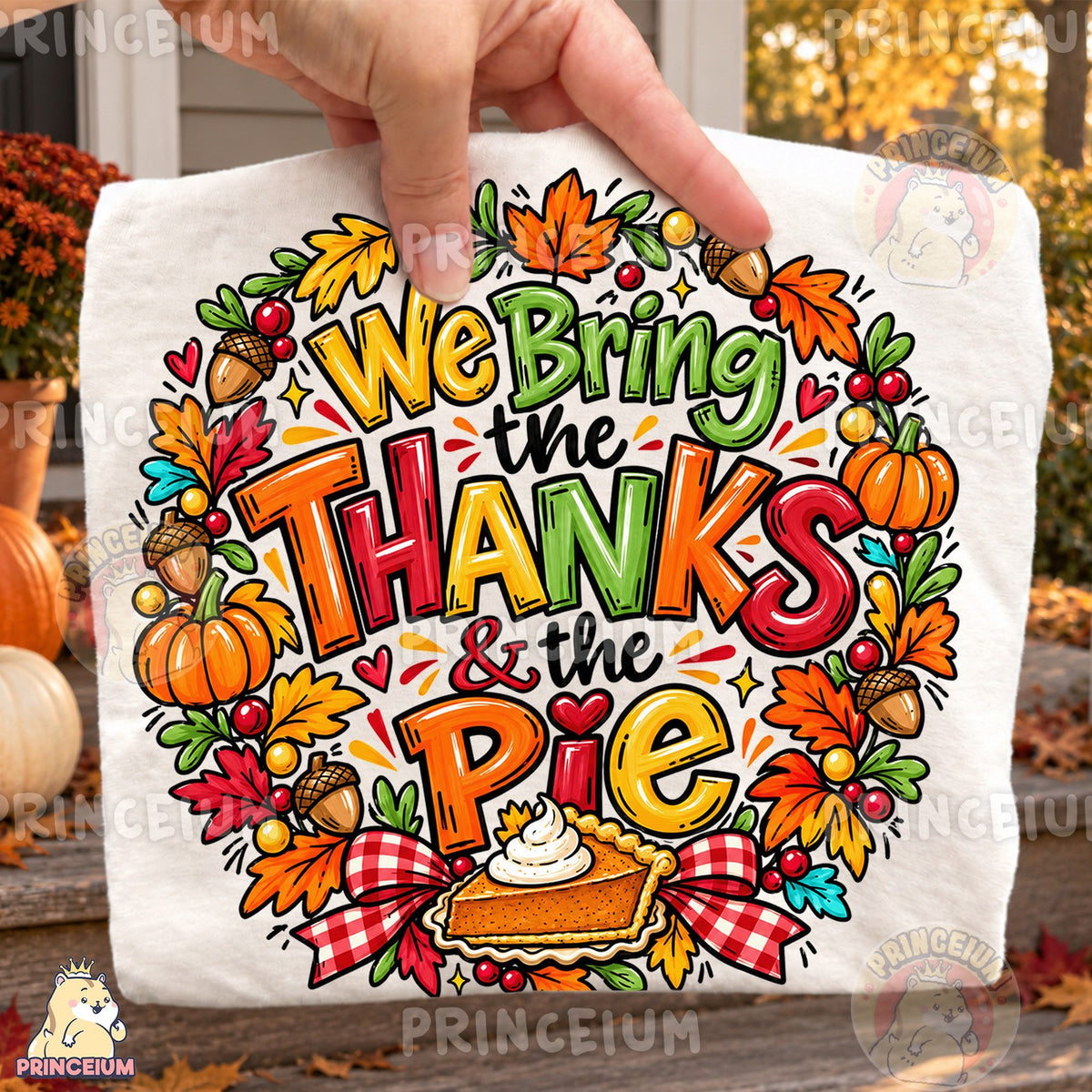 Thanks & Pie Autumn Wreath