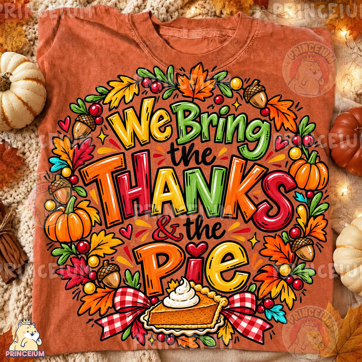 Thanks & Pie Autumn Wreath