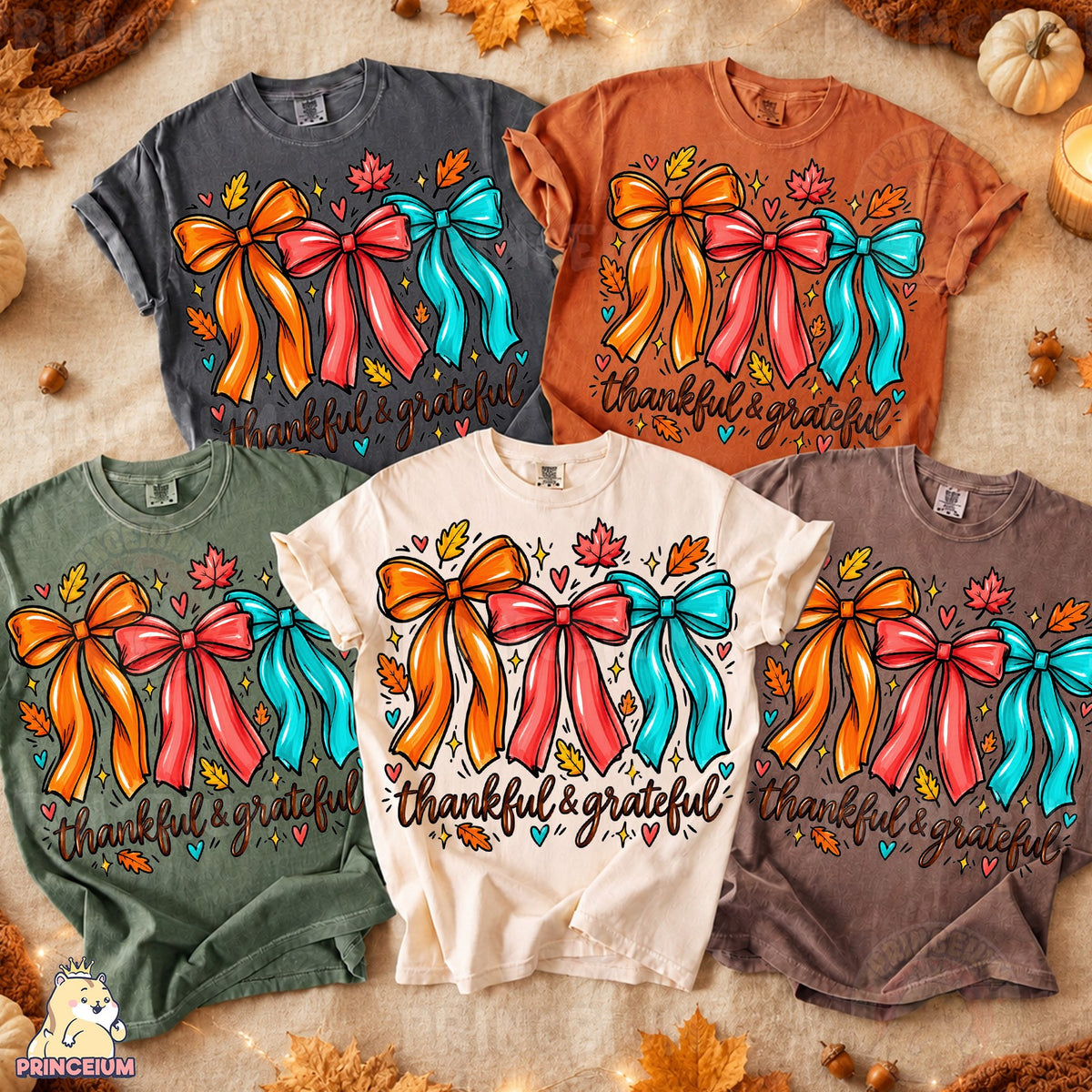 Thankful & Grateful Fall Bows