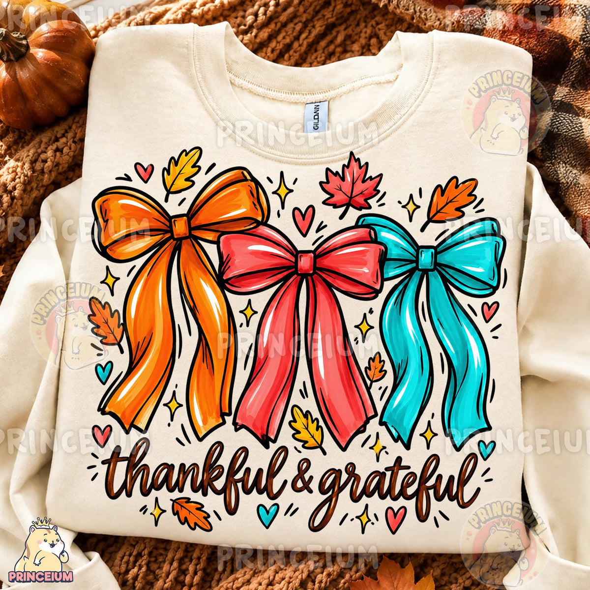 Thankful & Grateful Fall Bows