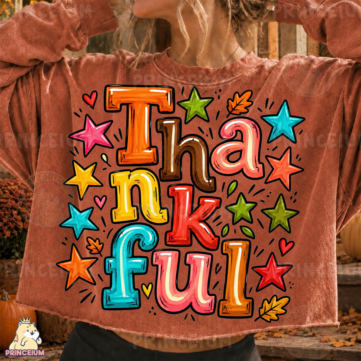 Colorful Thankful Stars