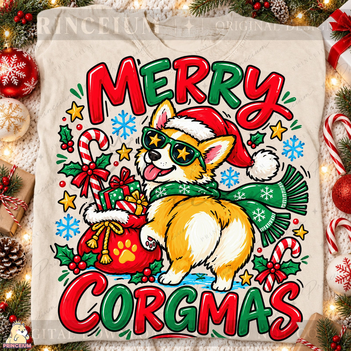 Merry Corgmas Corgi