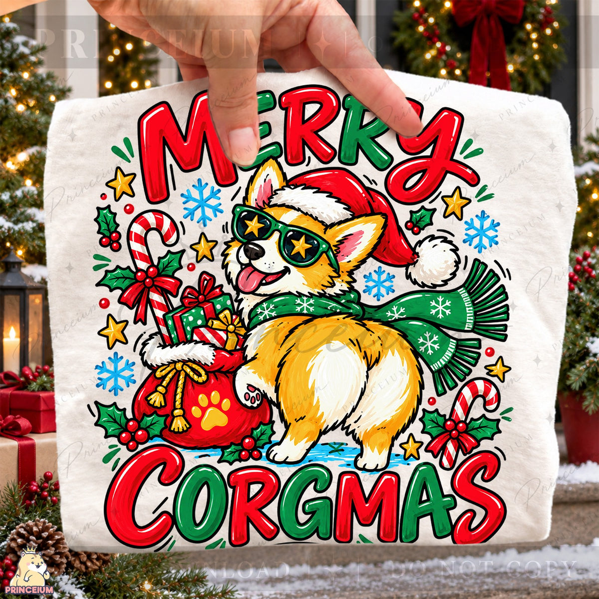 Merry Corgmas Corgi