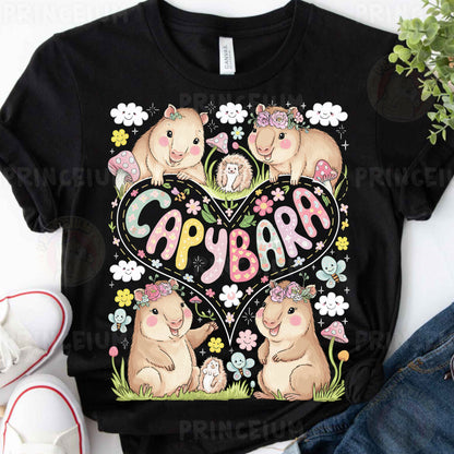 a t - shirt with the words capybar on it