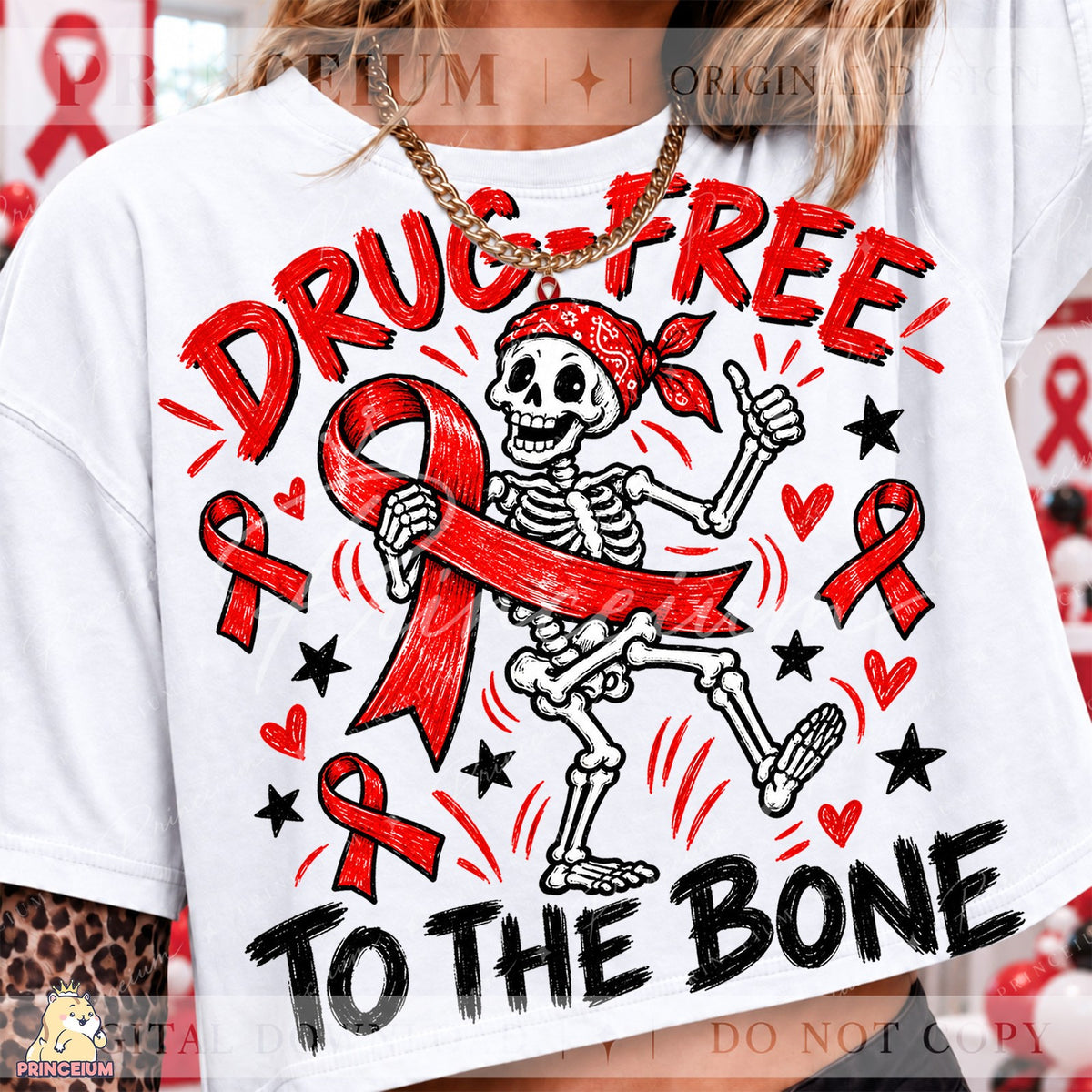 Drug-Free to the Bone Skeleton