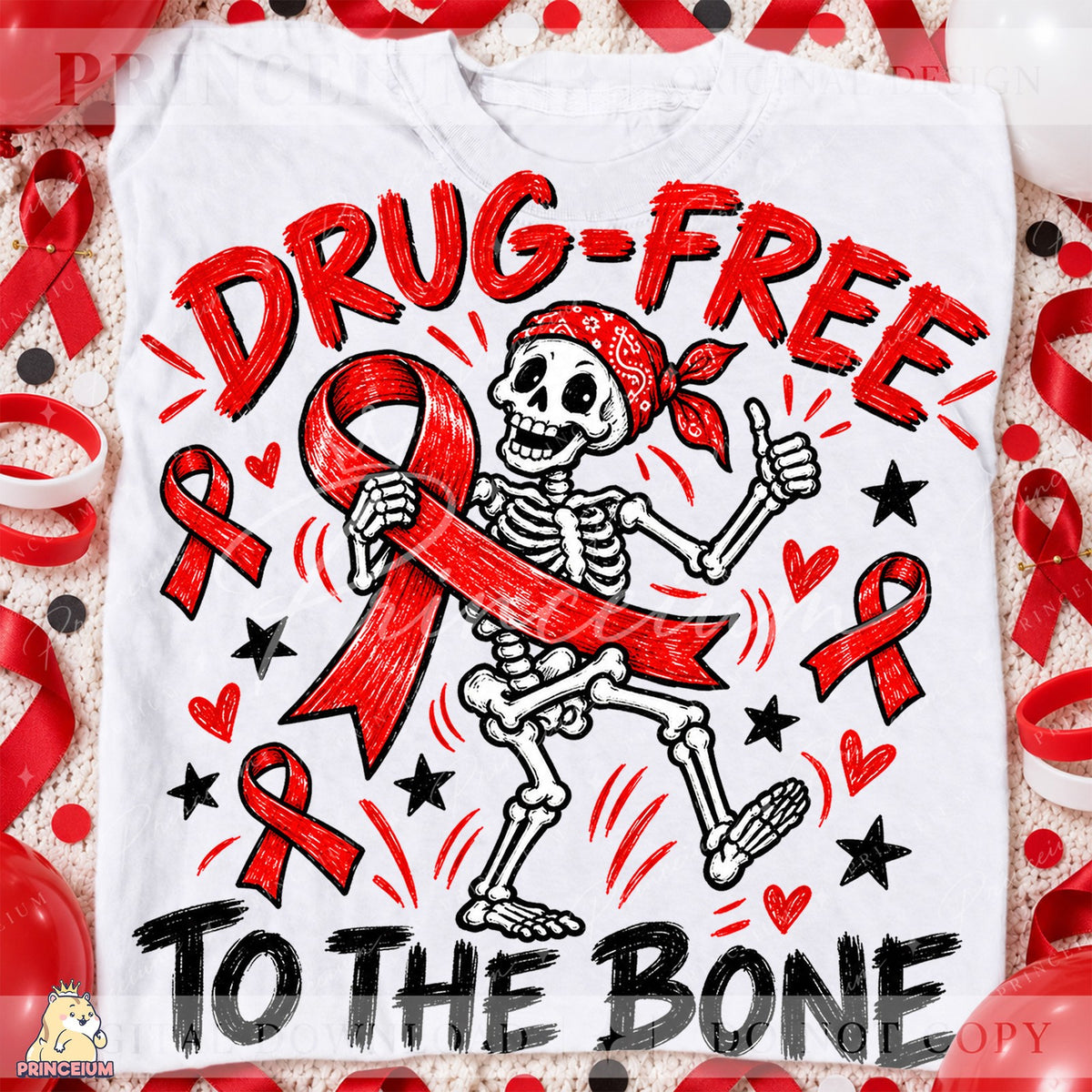 Drug-Free to the Bone Skeleton