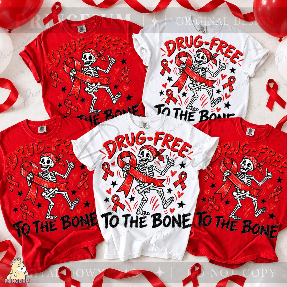 Drug-Free to the Bone Skeleton