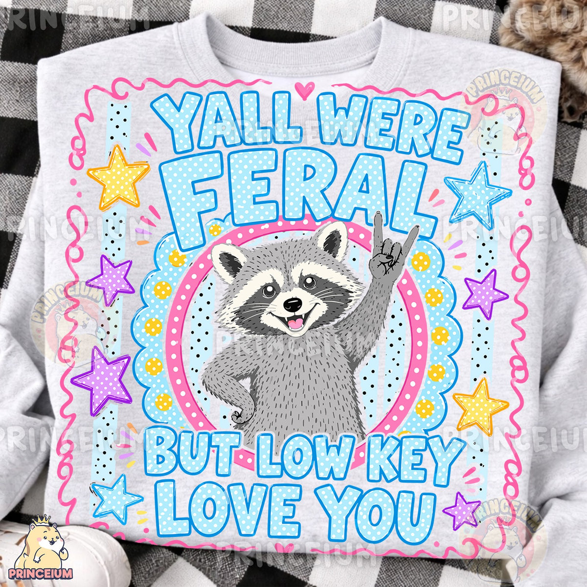 Feral Raccoon Low Key Love You