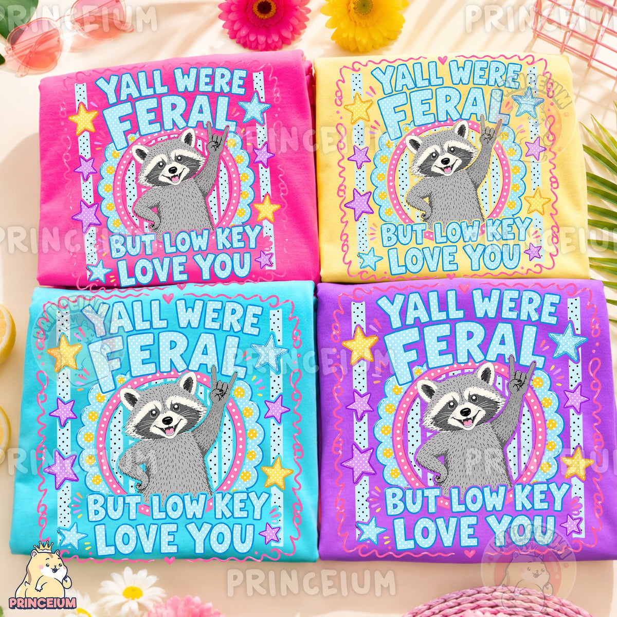 Feral Raccoon Low Key Love You