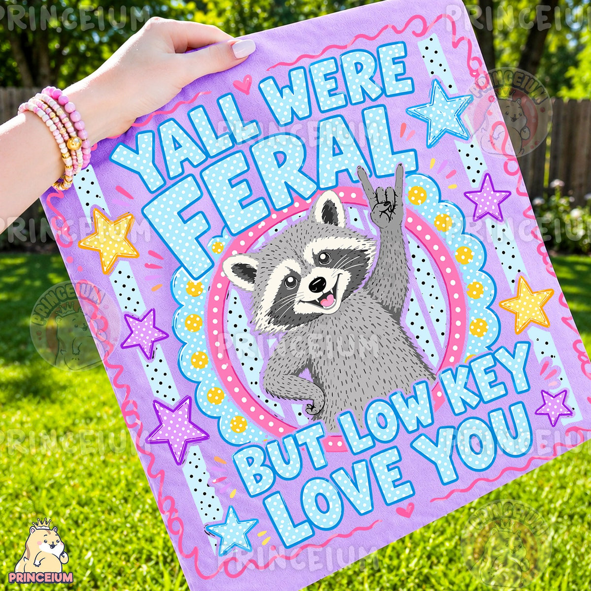 Feral Raccoon Low Key Love You