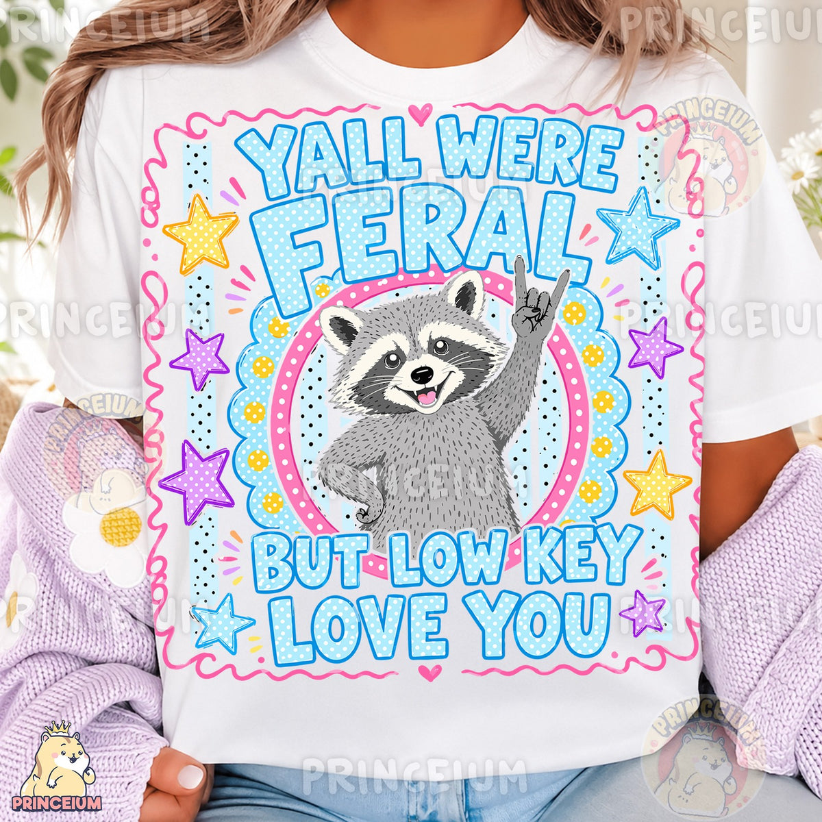 Feral Raccoon Low Key Love You