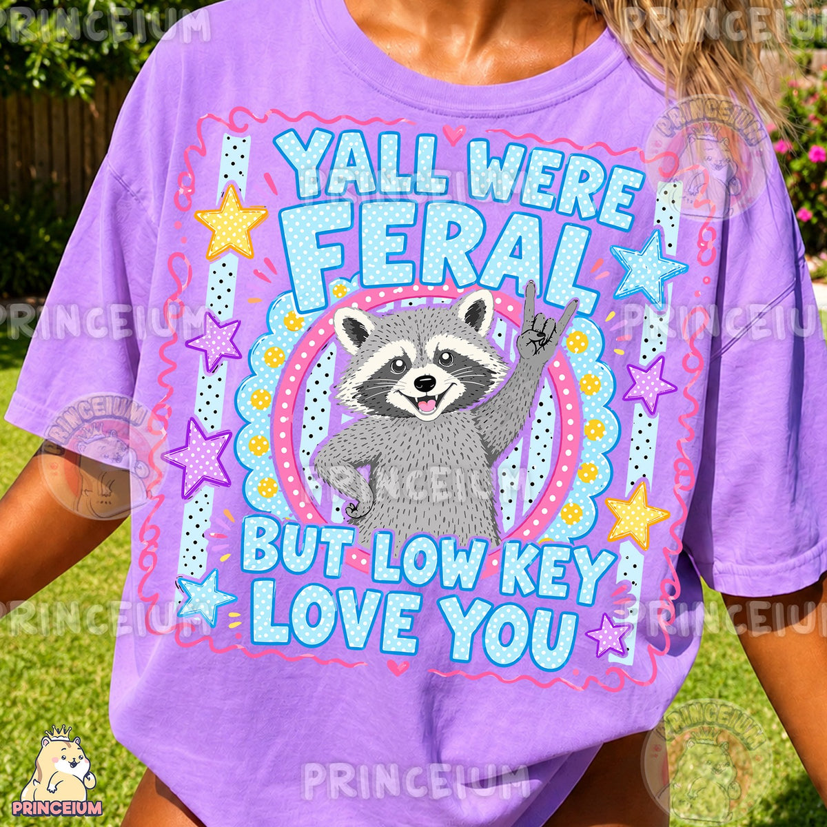 Feral Raccoon Low Key Love You
