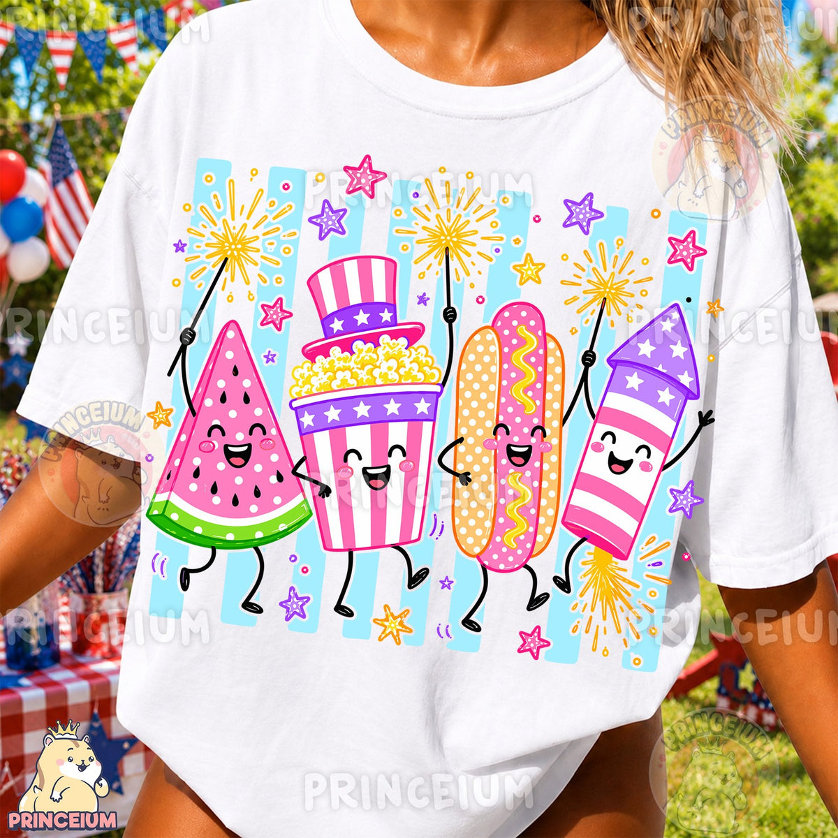 Patriotic Summer Snack Friends