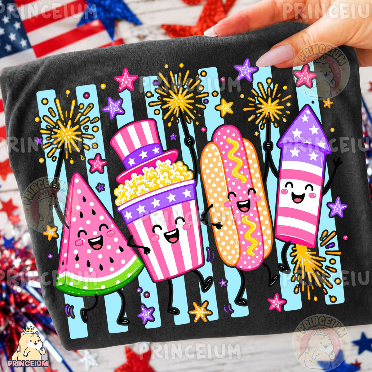 Patriotic Summer Snack Friends
