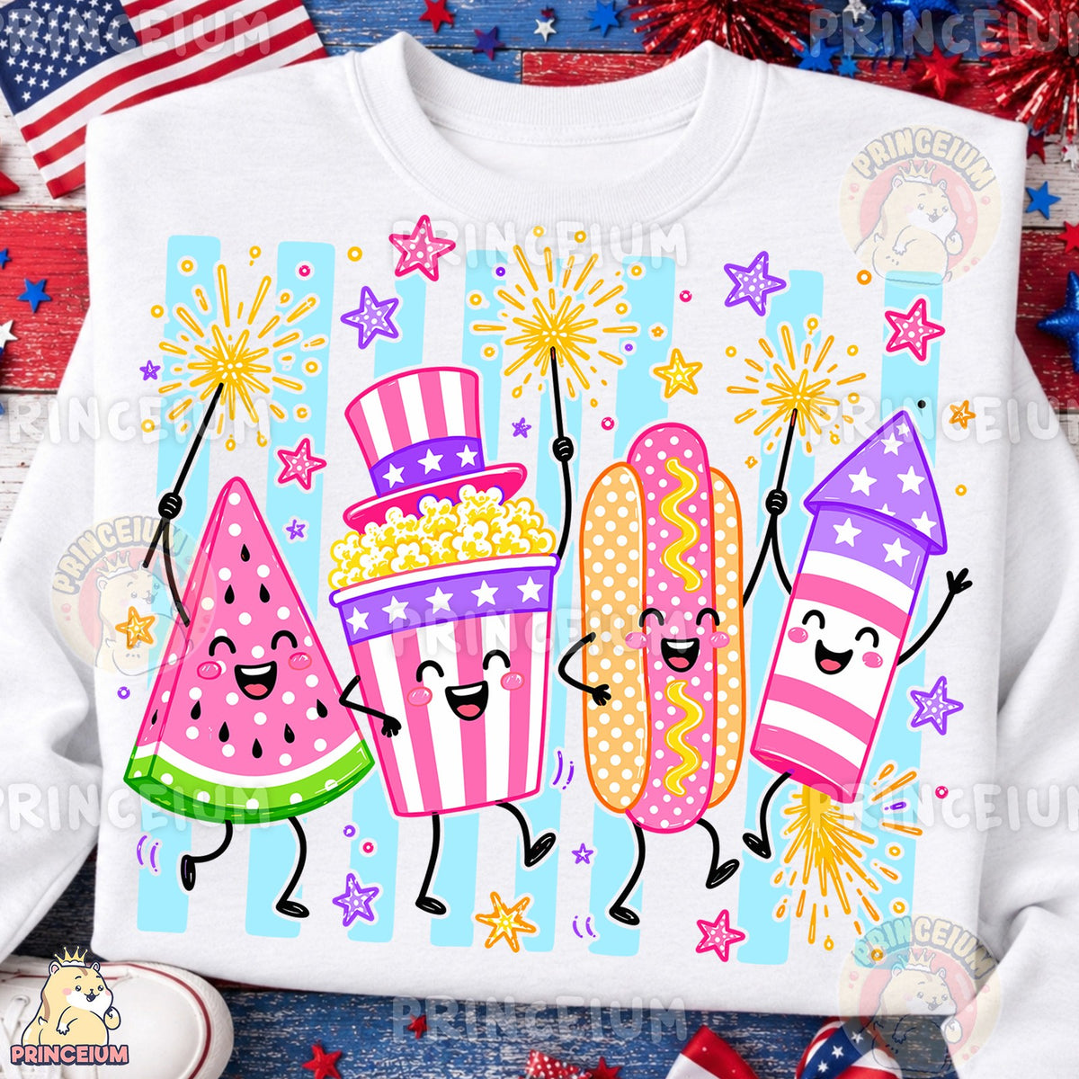 Patriotic Summer Snack Friends