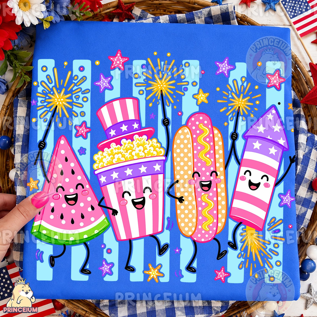 Patriotic Summer Snack Friends