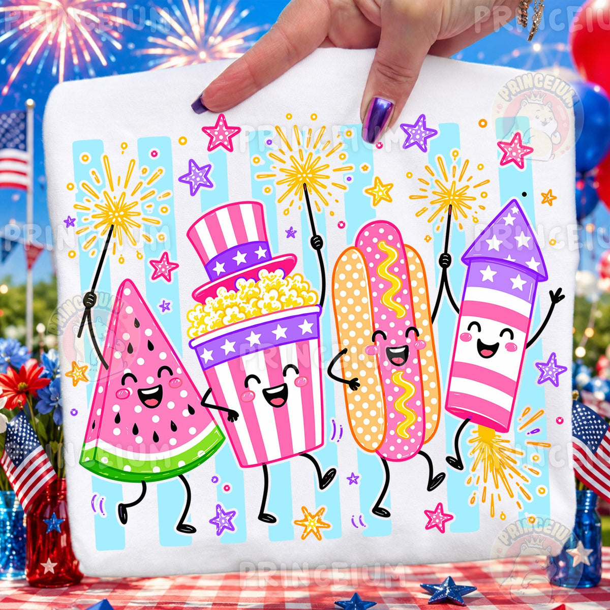 Patriotic Summer Snack Friends