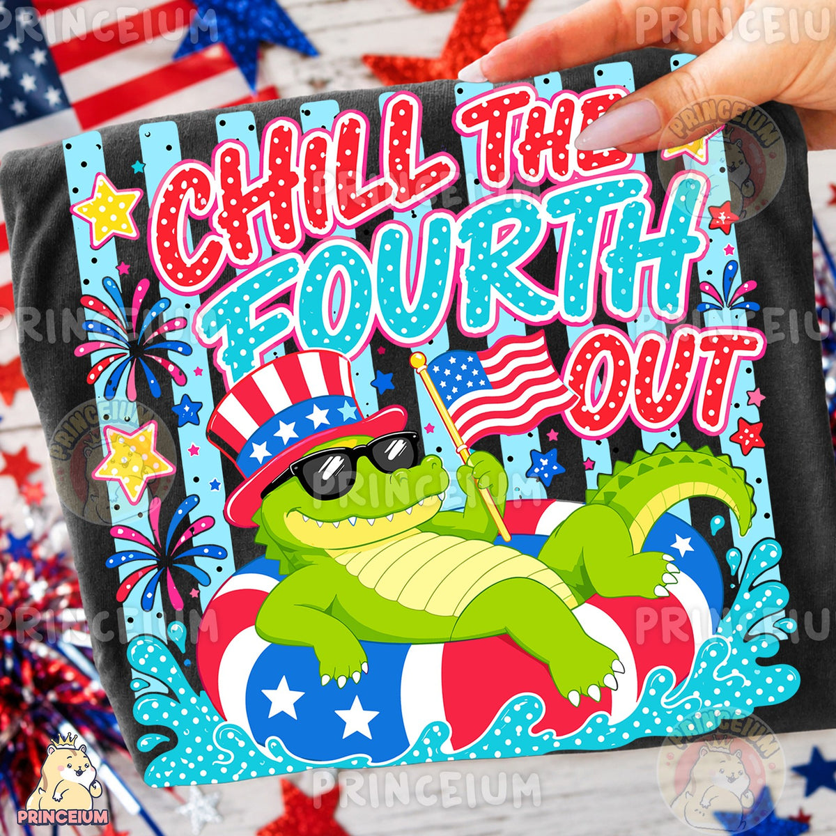 Chill the Fourth Out Alligator