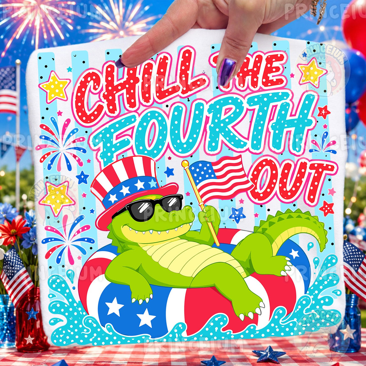 Chill the Fourth Out Alligator