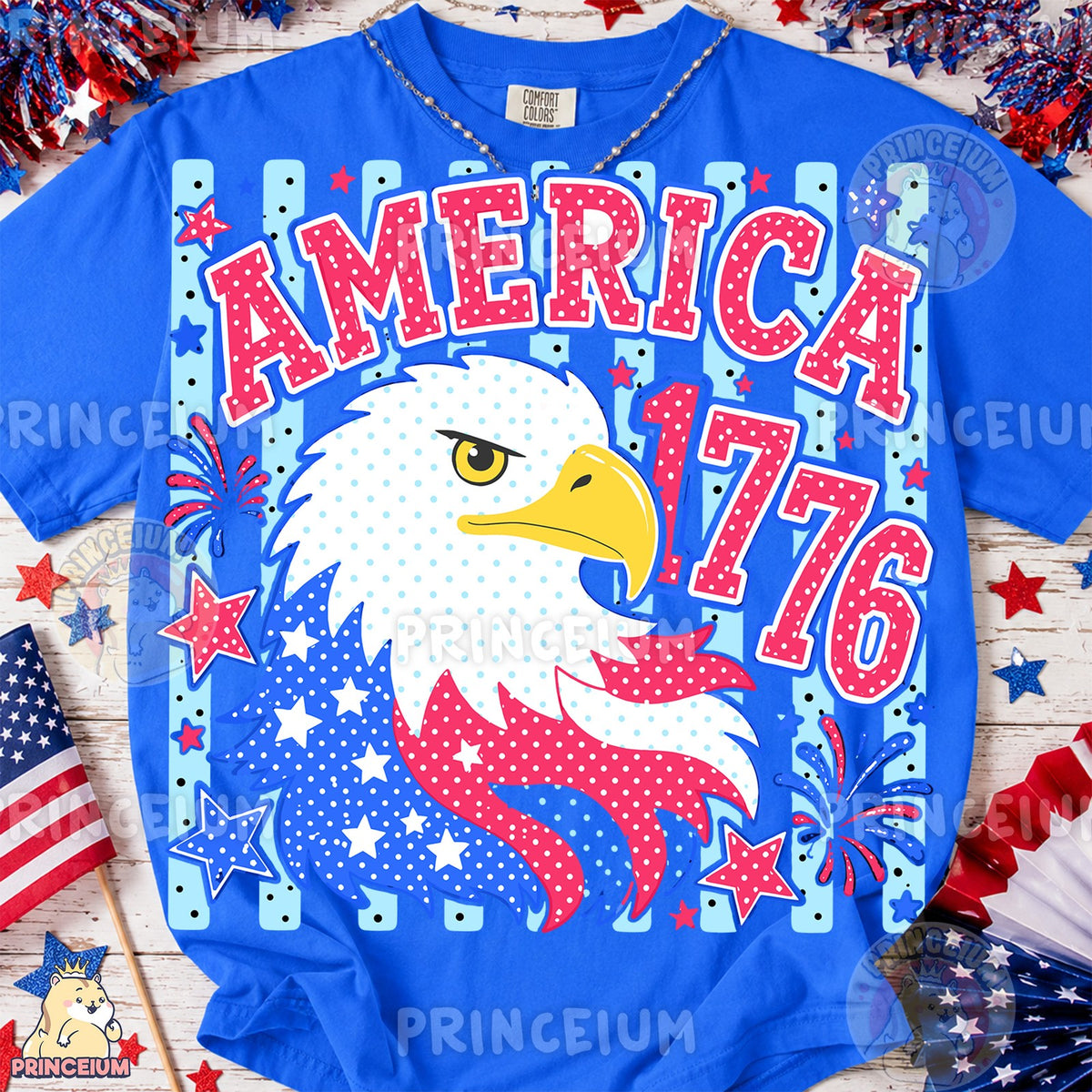 America 1776 Patriotic Eagle