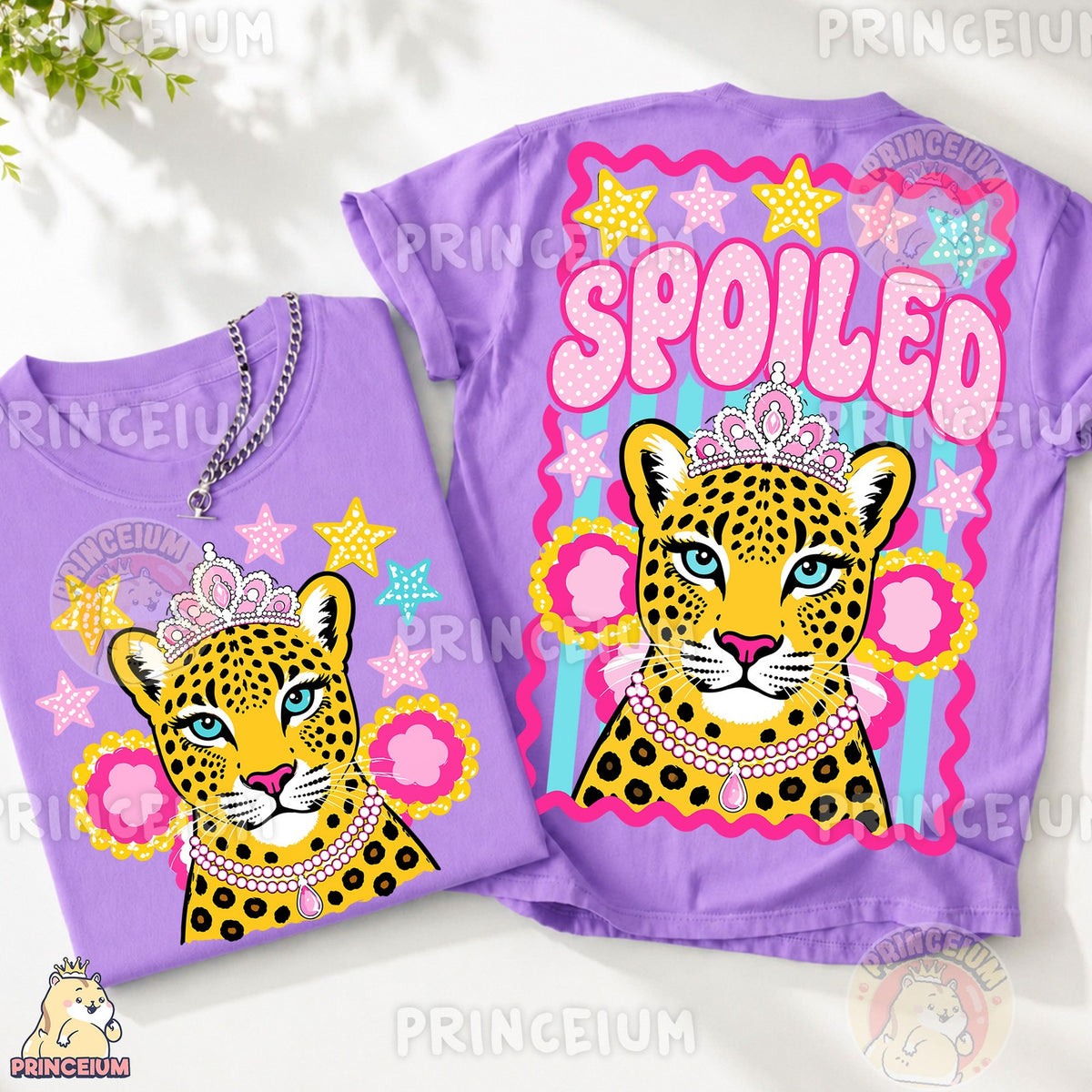 Spoiled Leopard Princess Front and Back