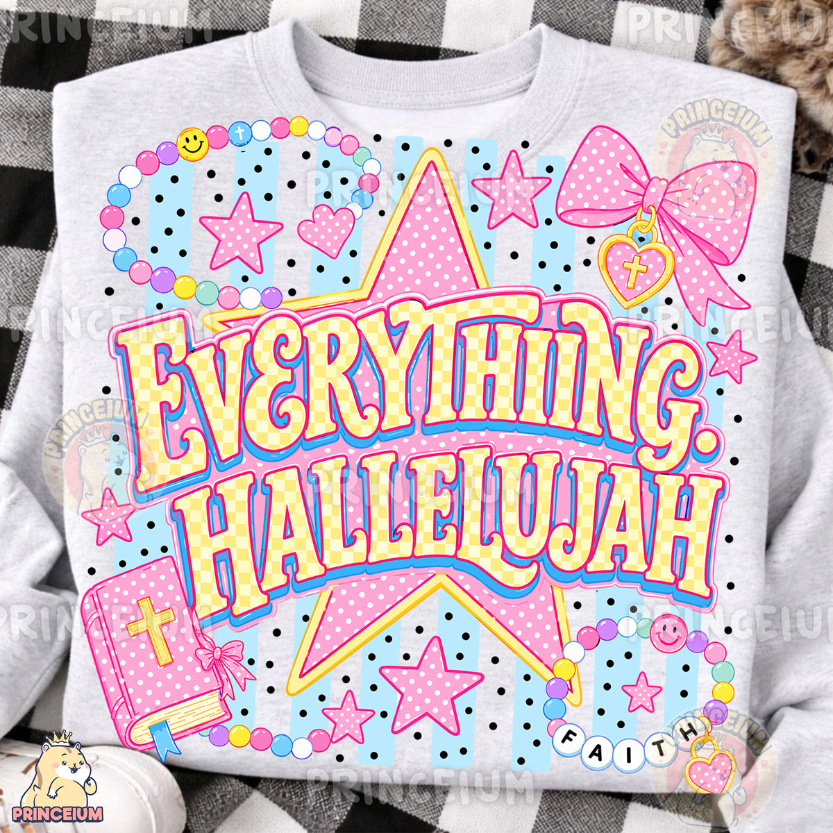 Everything Hallelujah Sublimation Design PNG Christian Faith Bible Digital Download NEW26