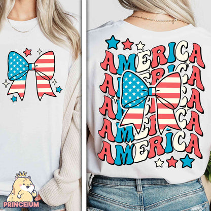 American Girly Social Club, Patriotic Shirt Png, Fourth of July, America Flag Png, Memorial Day Sublimation