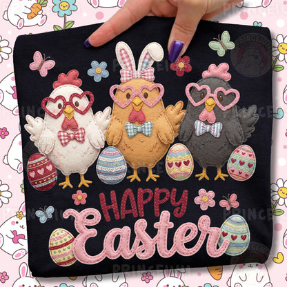 Easter Patchwork Bundle PNG, Bunny Teacher Quotes, Spring Farm Easter Designs, Cute Pastel Clipart Set