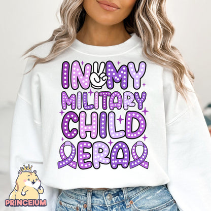 In My Military Child Era Png, Month of the Miliary Child Png, Military Kids, Military Child Awareness