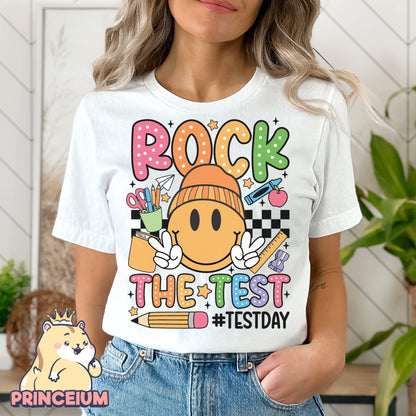 Rock the Test Png, Rock The Test Png, Teacher Quotes, Groovy Test Day