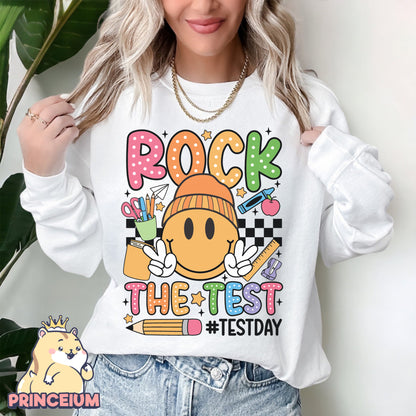 Rock the Test Png, Rock The Test Png, Teacher Quotes, Groovy Test Day