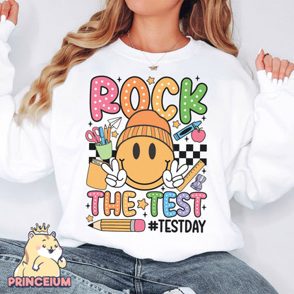 Rock the Test Png, Rock The Test Png, Teacher Quotes, Groovy Test Day