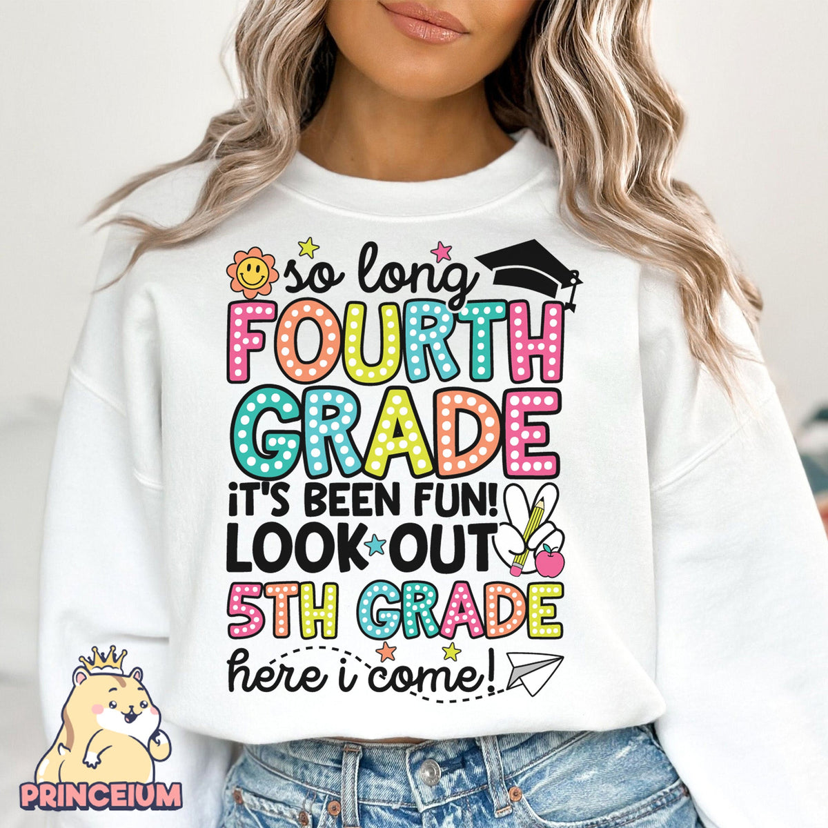 So Long, 4th Grade It’s been fun. Look out! 5th Grade Here I come, Last Day of School Png, End of the Year Teacher Summer Png, Sublimation Designs Digital