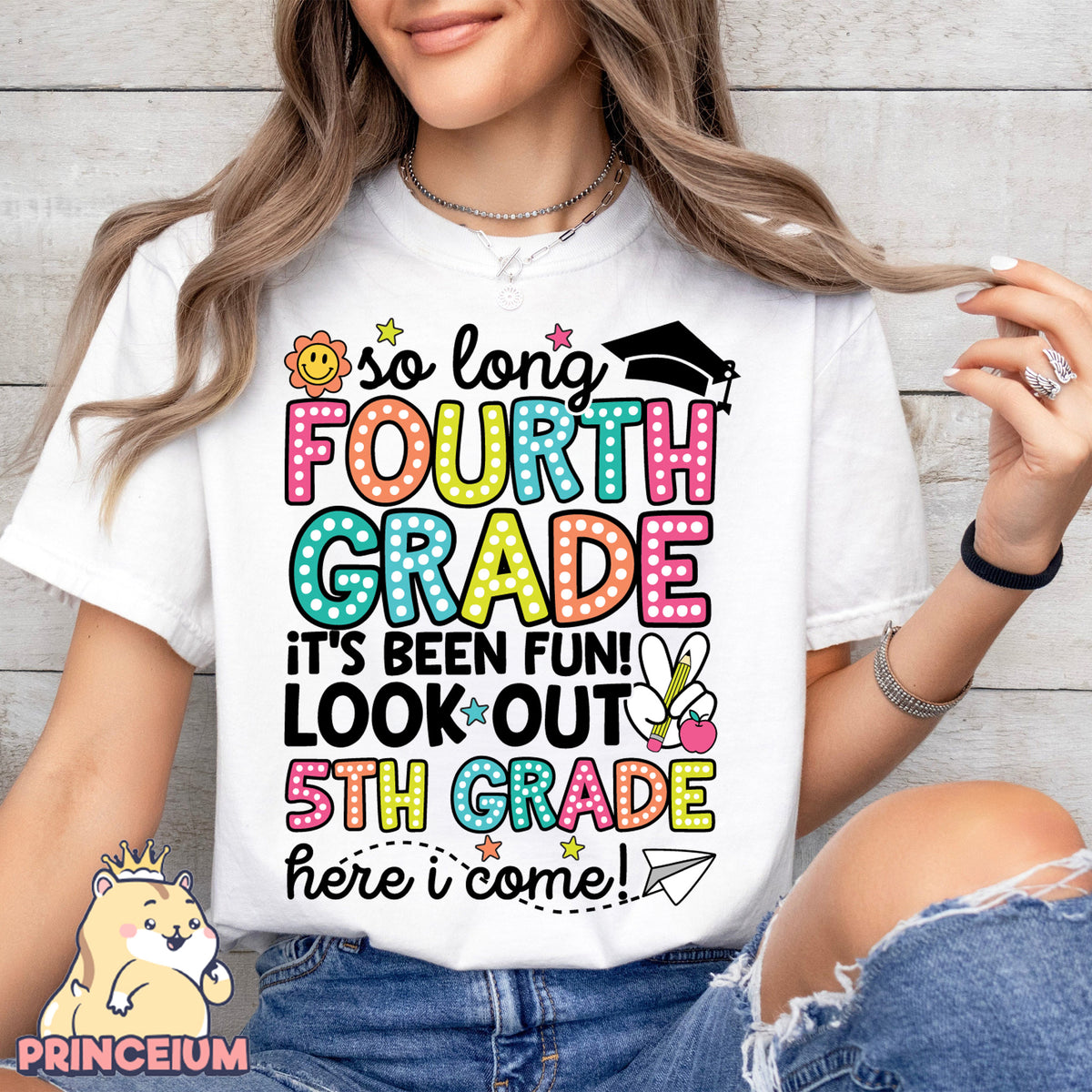 So Long, 4th Grade It’s been fun. Look out! 5th Grade Here I come, Last Day of School Png, End of the Year Teacher Summer Png, Sublimation Designs Digital