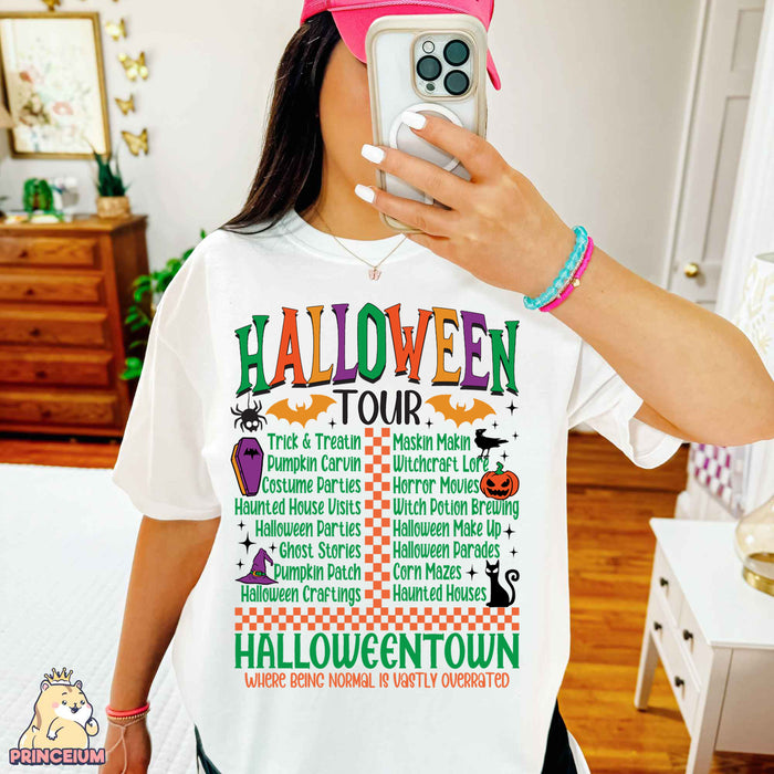 Halloween Tour Png Design, Halloween Png, Fall Shirt Png, Trick or Treat Halloween Pumpkin