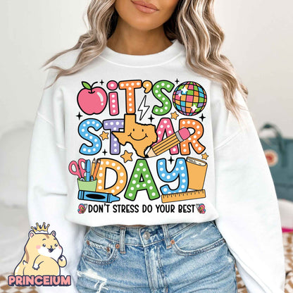 Staar Day, It’s Staar Day, Don’t Stress Do Your Best Bundle Png, You are more than Test, Rock The Test Png