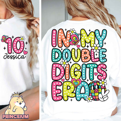 In My Double Digits Era PNG, Double Digits Era Png, Ten Birthday Png, Double Digits, Birthday Boy Girls, 10th Birthday PNG,