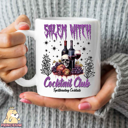 Salem Witch Cocktail Club Png, Retro Halloween Png, Spooky Season, Halloween Pumpkin Png, Fall Png, Sublimation Designs Digital Downloads