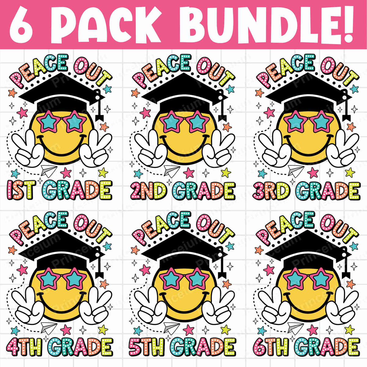 Peace Out School Png, 1st Grade, 2nd Grade, End of School Png, Graduation Png, Last Day Of School Png, Retro Teacher Png, Sublimation Design