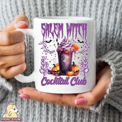 Salem Witch Cocktail Club Png, Retro Halloween Png, Spooky Season, Halloween Pumpkin Png, Fall Png, Sublimation Designs Digital Downloads
