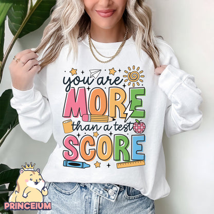You Are More Than Test Score Png, Rock The Test Png, Teacher Quotes, Groovy Test Day