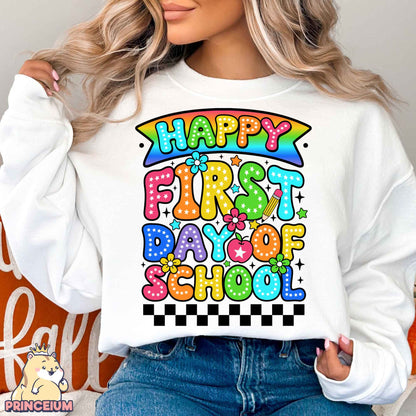 Happy First Day of School Png, ABCD Teacher Tour Png, End of Year Png, Back to School, Teacher Gift, Kindergarten Teacher, Elementary School Sublimation (Copy)