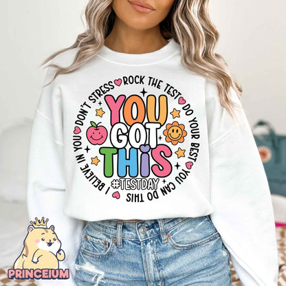 You got this, Rock the Test Png, Rock The Test Png, Teacher Quotes, Groovy Test Day